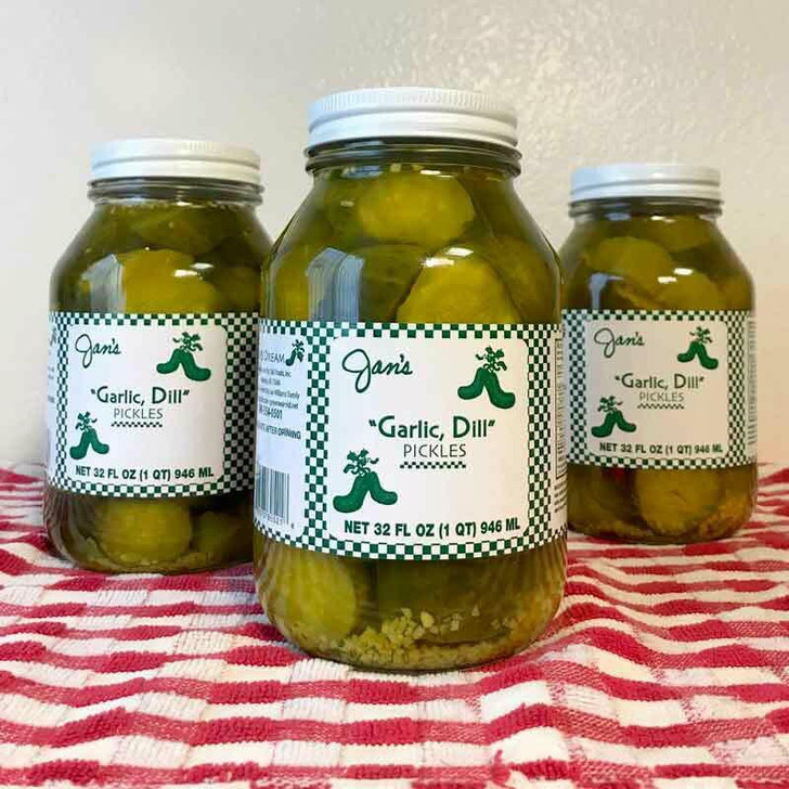 Jan's Pickles "Garlic Dill"