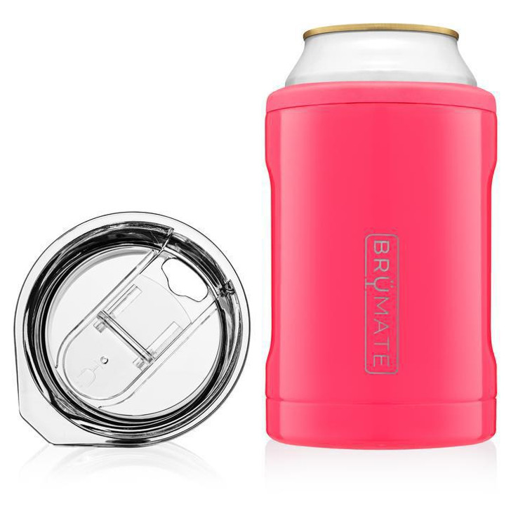 BRUMATE SKINNY CAN KOOZIE - GLITTER PINK