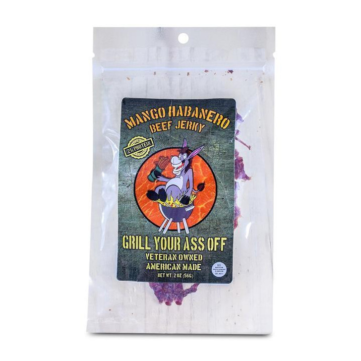 Grill Your Ass Off Mango Habanero Beef Jerky