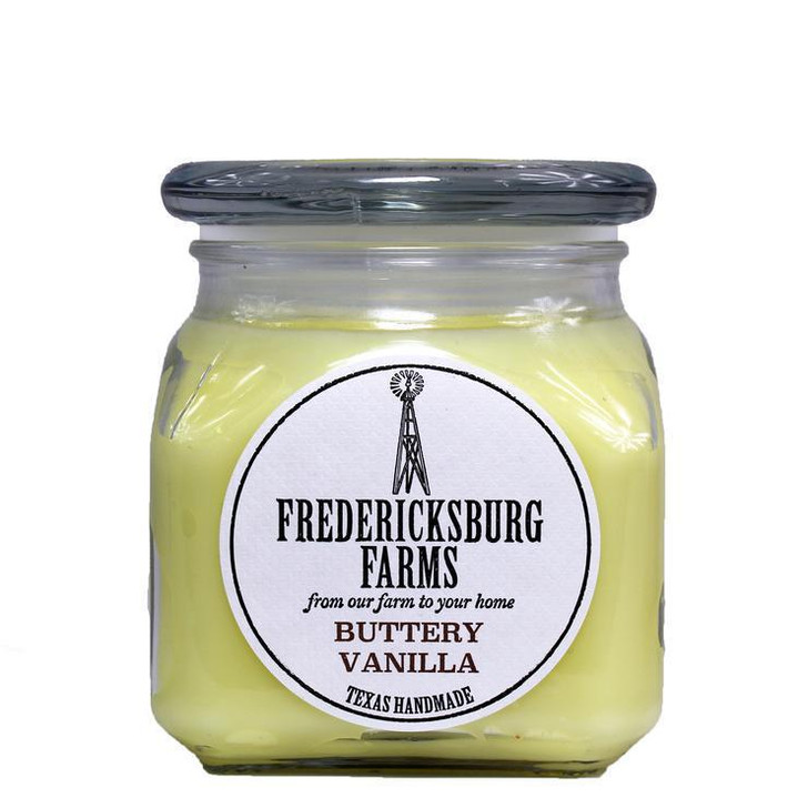 Fredericksburg Farms Buttery Vanilla Candle (10 oz.)