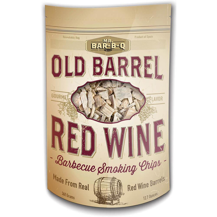 Mr. Bar-B-Q Old Barrel Red Wine Barbecue Smoking Chips