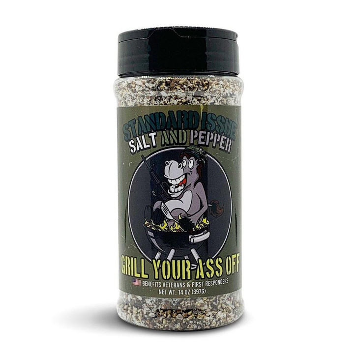 Grill Your Ass Off Standard Issue Salt and Pepper