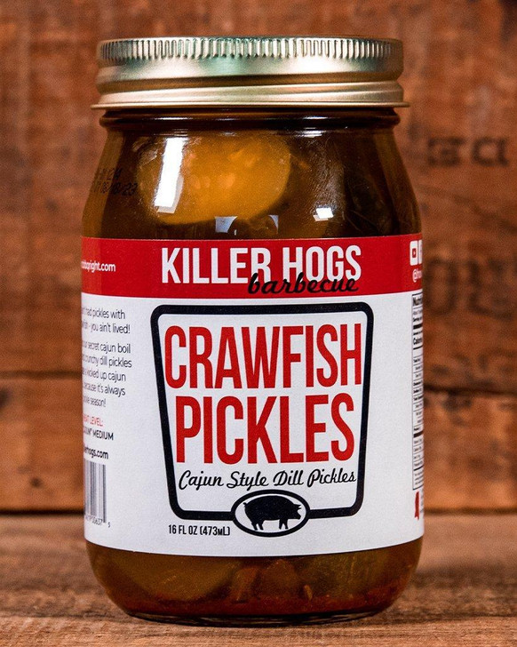 Killer Hogs Crawfish Pickles Cajun Style Dill Pickles