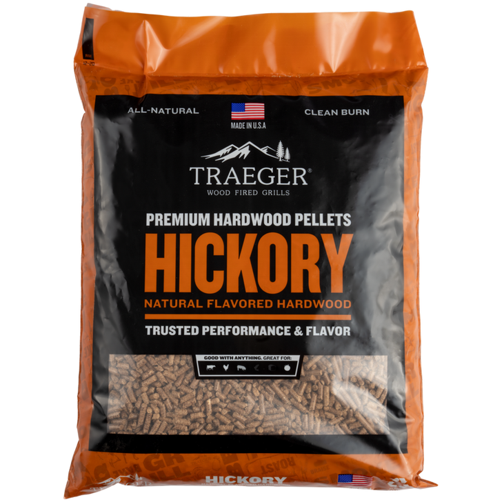 Traeger Hickory BBQ Wood Pellets