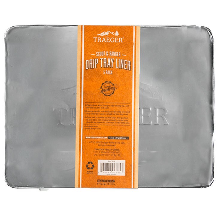 Traeger Drip Tray Liner Ranger/Scout (5 pack)