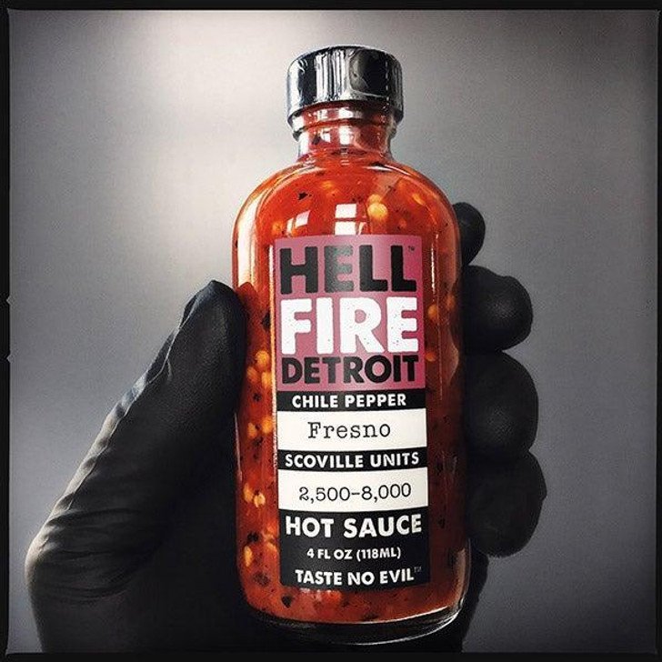 Hell Fire Detroit Fresno Hot Sauce