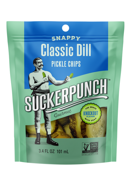 SuckerPunch Gourmet Classic Dill Pickle Chips