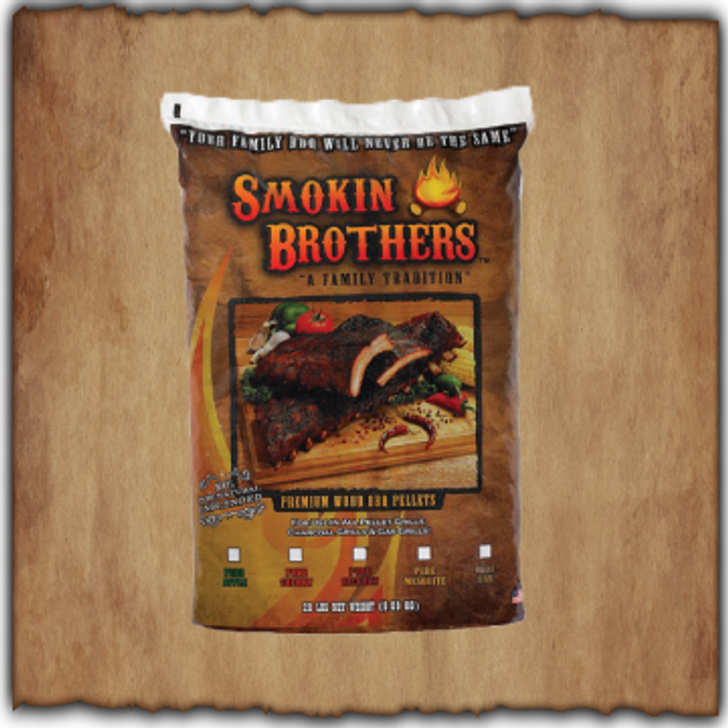 Smokin Brothers Pure Hickory Pellets 20lbs.