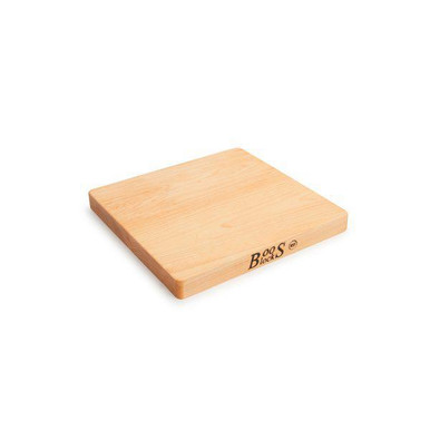 Boos Walnut Square Cutting Board With Stainless Feet 1-1/2 Thick 12x12x1.5