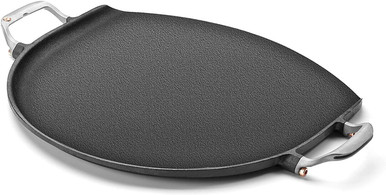  Lodge Cast Iron 15-Inch Pizza Pan with Silicone Grips