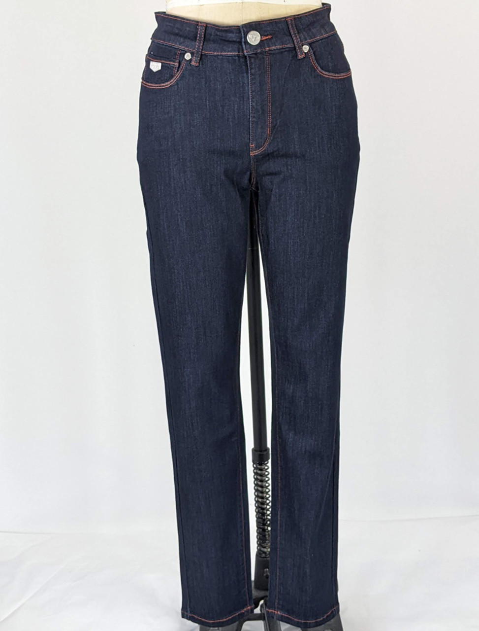 Paige Premium Denim Skyline Jeans Women's 31 Blue Mid-Rise Straight Leg  Skinny - Helia Beer Co