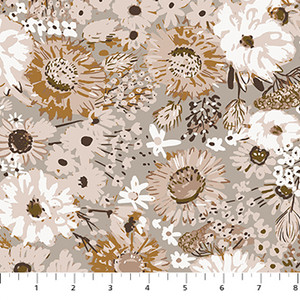 Blossom Breeze Floral in Taupe