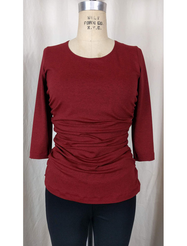 Rhodes Rusched Top Front