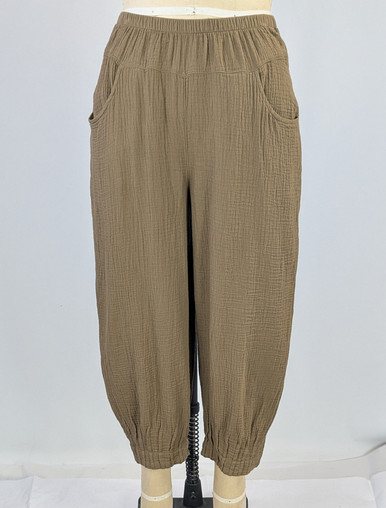 Morcha Pull Mocha Pull On Pant by Kleen - Lines of Designs