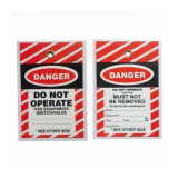 LOCKOUT TAGS TAMPER PROOF PSP116TP - PS-LOTO-TAG