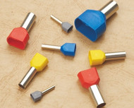 Crewel Tube Pre-Insulating Terminals | Dual-Conductor Ferrule Terminals for Safe and Professional Wire End Protection