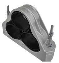 Premium Aluminium Trefoil Cable Cleat | Heavy-Duty Non-Magnetic Cable Clamp for Power Installations