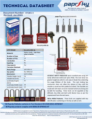Comparison for other lockout brands vs Paprsky lockout padlocks. Choose wisely. 