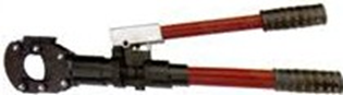 Paprsky PS-CPC-50A Hydraulic Cable Cutter for ACSR and Wire Rope
 8-Ton Hydraulic Cutter PS-CPC-50A for 50mm Cables 
Side view of Paprsky PS-CPC-50A heavy-duty cable cutting tool