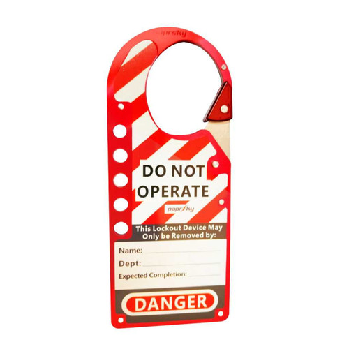 LABELLED LOCKOUT HASPS PS-LOTO-HASP-TAGON