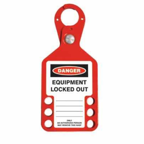 TAGO HASP RED 6 HOLE PS-LOTO-HASP-TAGO6