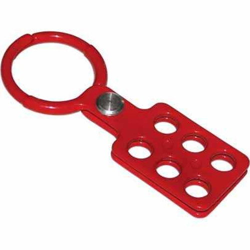 STANDARD HASP  ALUMINIUM  RED - 38MM  PS-LOTO-HASP-ALRP38
