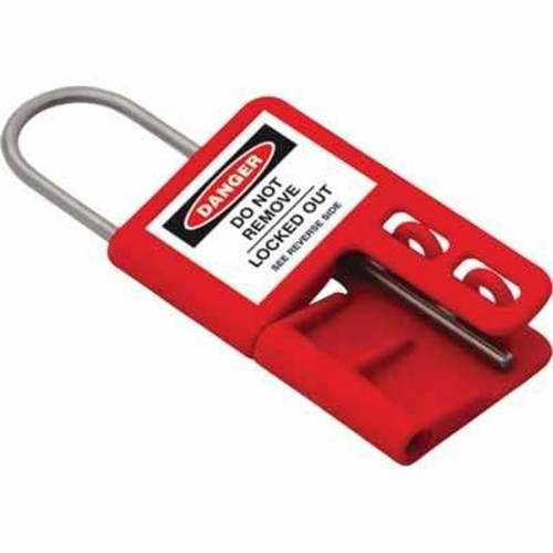 ULTRA SAFE LOCKOUT HASP - PVC HASP WITH 3MM STAINLESS STEEL SHACKLE PS-LOTO-HASP-USL3