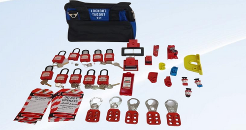 LOCKOUT TAGOUT KIT — 45 PIECES PS LOTO KIT 17 45