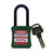 Paprsky SAFETY PADLOCK SHORT GREEN PS-LOTO-PPNR-38 dielectric short nylon shackle.
