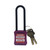 Paprsky LOTO LOCK PURPLE PS-LOTO-PPNR-76 dielectric long nylon shackle padlock.