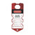 Paprsky Hasp With Tag PS-LOTO-HASP-2IN1TAG6 Red 6 Hole.