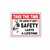 LOCKOUT WALL SIGN TAKE THE TIME TO KOCK IT OUT! SAFETY LASTS A LIFTIME - PS - LOTO - SAFETY - SIGN.