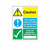 LOCKOUT WALL SIGN  CAUTION THIS MACHINE MUST BE LOCKED OUT BEFORE WORK IS CARRIED OUT - PS-LOTO-SAFETY-SIGN