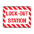 SIGN CODE 164 - LOCK - OUTSTATION -  PS-LOTO-SAFETY-SIGN