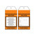 LOCKOUT TAG TEAR PROOF DOUBLE SIDED PSP104TP -  PS- LOTO-TAG