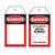 LOCKOUT TAG TEAR PROOF DOUBLE SIDED PSP102TP -  PS- LOTO-TAG