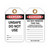 LOCKOUT TAG DANGER UNSAFE DO NOT USE.