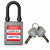 DIELECTRIC SAFETY LOCKOUT PADLOCK — SILVER  PS-LOTO-PPNR-38 SILVER ART-PPR-04-TP
