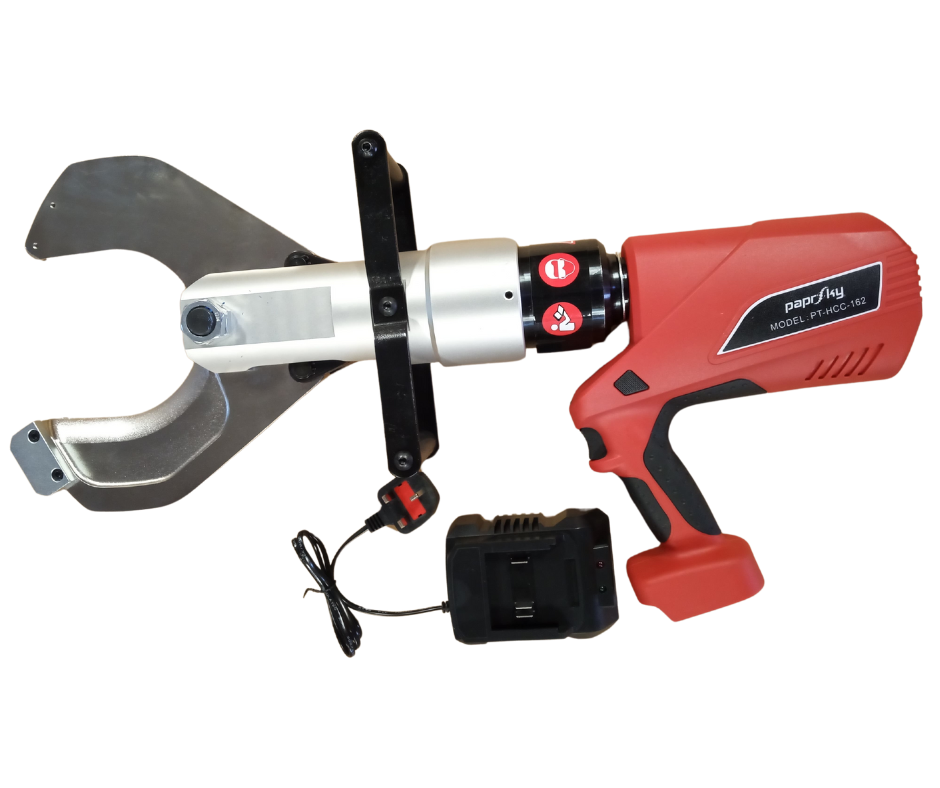 PT-HCC-162 180KN Battery Hydraulic Cable Cutter for Large Diameter Power Cables