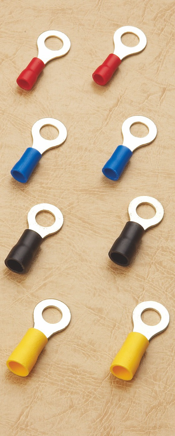 Insulated Ring Terminals | High-Current Electrical Terminations for Heavy-Duty Wiring Applications