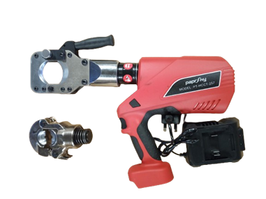 Battery Operated Hydraulic Crimping and Cutting Tool PT-HCCT-257 | Dual-Function Cordless Tool for Professional Cable Termination and Cutting