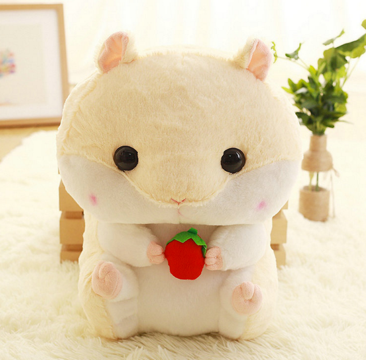kawaii hamster plush