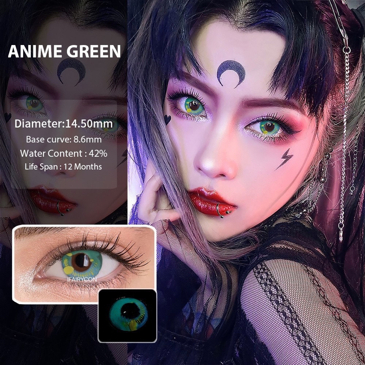 Anime Lenses, Manga & Kawaii Contacts, Big Eyes Lenses