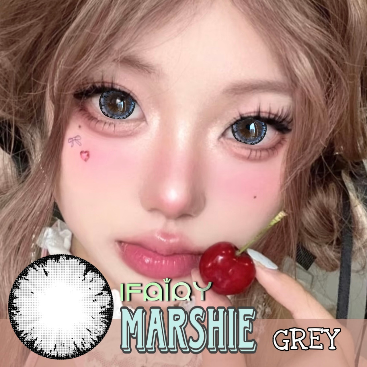 I.Fairy Marshie Brown | Marshie Grey 16.2mm Color Contact Lens