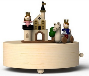 Handmade Wooden Prince Charming Music Box Handmade Wooden Prince Charming Music Box