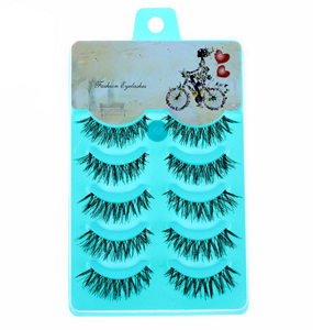 5 Pairs Natural Soft Handmade Eye Lashes  
