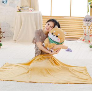 Cute Shiba Dog Blanket Plush Pillow Sweetheart gift for girlfriend * 50 cm Cute Shiba Dog Blanket Plush Pillow Sweetheart gift for girlfriend * 50 cm
