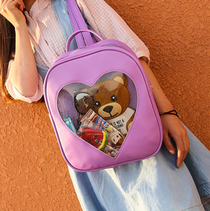 Kawaii Candy Transparent Heart Backpack ( Free Shipping ) Kawaii Candy Transparent Heart Backpack ( Free Shipping )