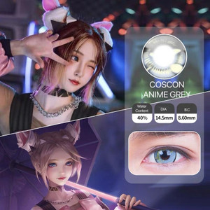 Coscon Anime Grey Color Contact Lens Coscon Anime Grey Color Contact Lens