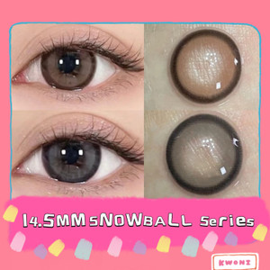 14.5MM Snowball Brown Snowball Gray Series Color Contact Lens 14.5MM Snowball Brown Snowball Gray Series Color Contact Lens